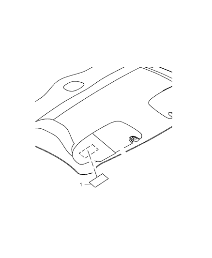 2018 Ram 3500 Cab Chassis Visor - Interior Diagram