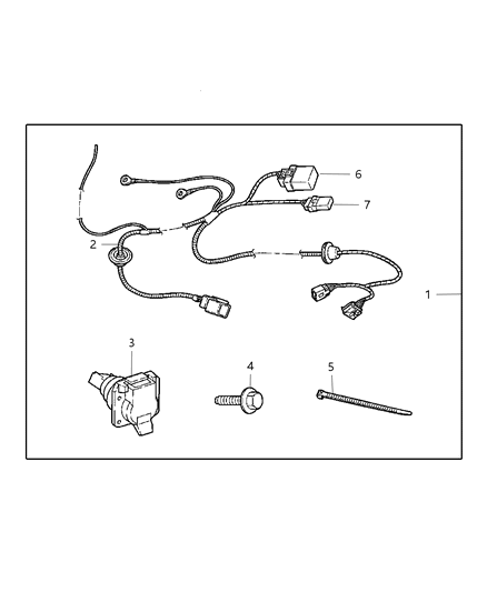 2008 Dodge Magnum Wiring Kit - Trailer Tow Diagram 2 - Thumbnail