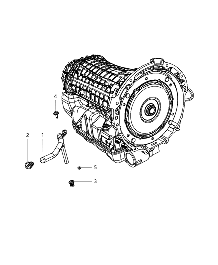 2009 Chrysler Aspen Oil Filler Tube & Related Parts Diagram 1 - Thumbnail