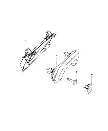 2021 Jeep Grand Cherokee Coat Hooks And Pull Handles Diagram 2 - Thumbnail