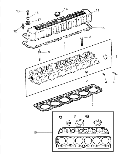 2004 Jeep Wrangler Cylinder Head Diagram 2 - Thumbnail