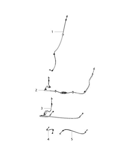 2020 Chrysler Voyager Second Row - Rear Seat Hardware, Bucket Diagram 3 - Thumbnail