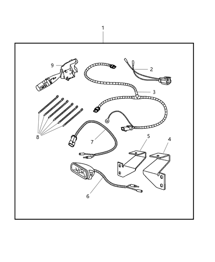 2007 Jeep Wrangler Fog Lamp Kit Diagram