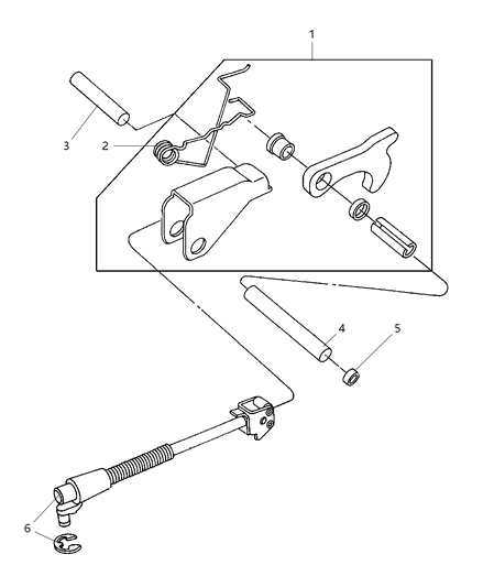 2006 Chrysler Sebring Parking Sprag Diagram 2 - Thumbnail