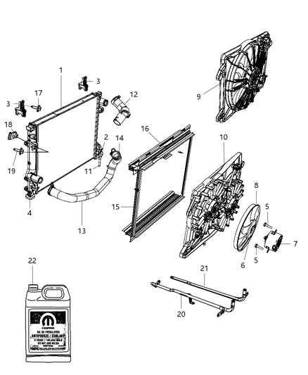 2010 Dodge Challenger Inlet Tube Diagram for 5037891AA