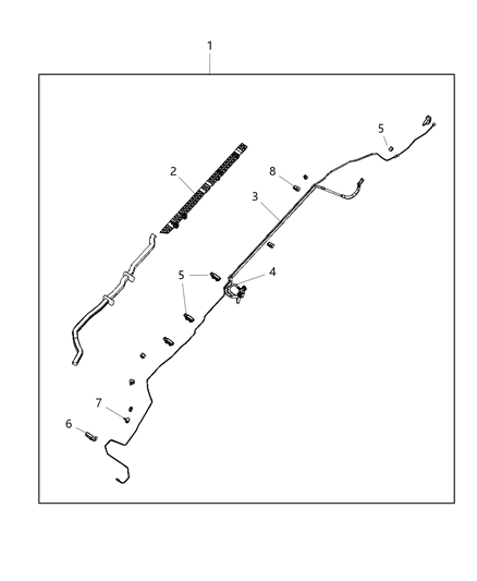 2021 Ram 1500 Fuel Lines/Tubes And Related Parts Diagram 6 - Thumbnail