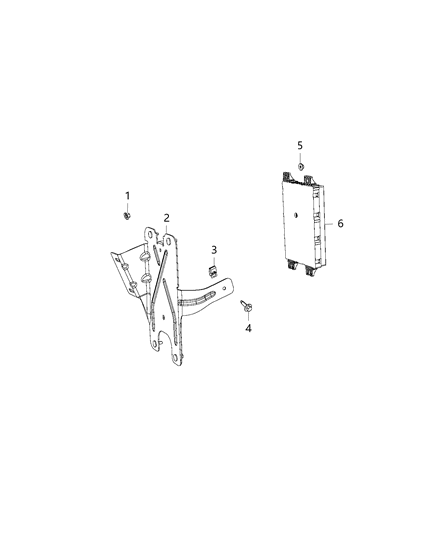 2018 Ram 3500 Cab Chassis(<10K lb.) Module, Body Controller Diagram