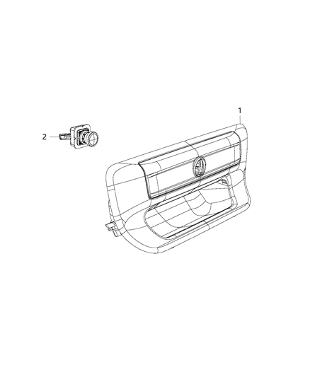 2020 Ram 1500 New Style Camera System Diagram 1 - Thumbnail
