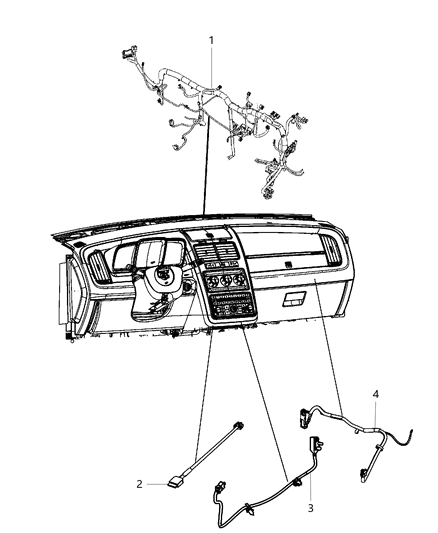 2012 Dodge Journey Wiring Instrument Panel Diagram