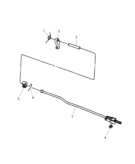 1999 Dodge Ram Wagon Parking Sprag Diagram 2 - Thumbnail