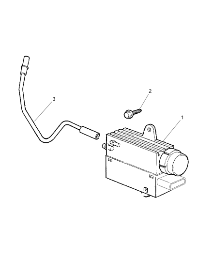 1999 Jeep Cherokee Emission Control Vacuum Harness Diagram 1 - Thumbnail