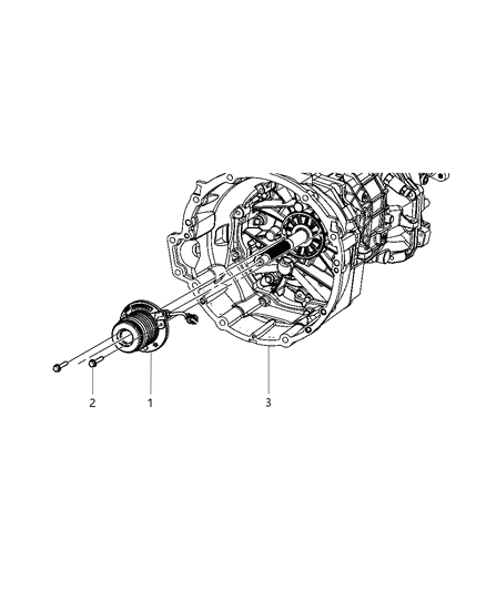 2011 Dodge Challenger Clutch Housing of Clutch Diagram