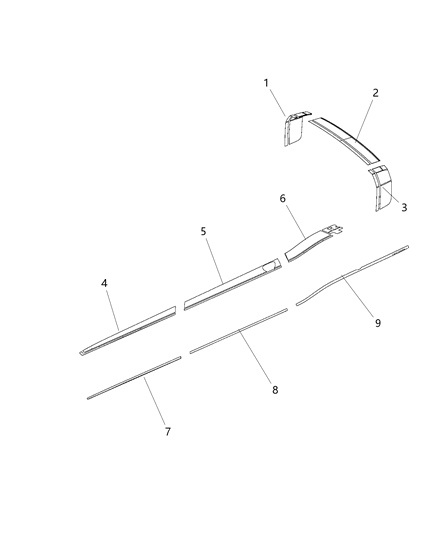 2020 Dodge Challenger Decals & Tape Stripes Diagram 3 - Thumbnail