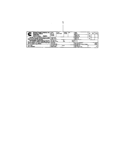 2008 Dodge Ram 2500 Engine Assembly & Identification & Service Diagram 3 - Thumbnail