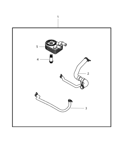 2011 Jeep Compass Engine Oil Cooler Diagram 1 - Thumbnail