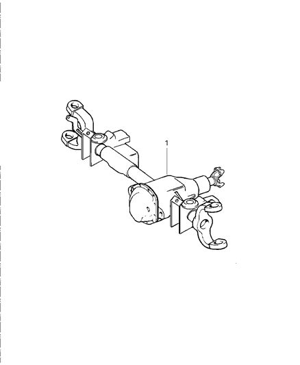 1998 Dodge Ram 2500 Regular Cab Front Axle Assembly Diagram