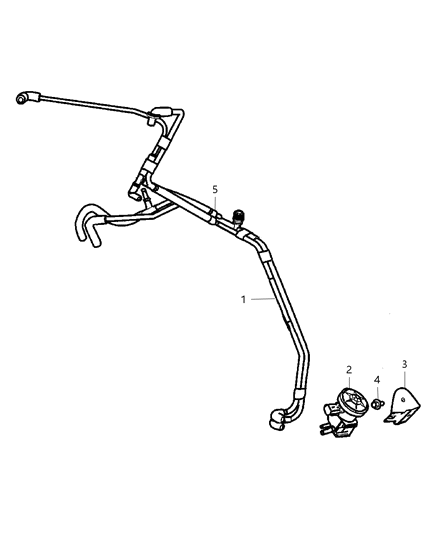 2008 Chrysler PT Cruiser Emission Control Vacuum Harness Diagram 2 - Thumbnail