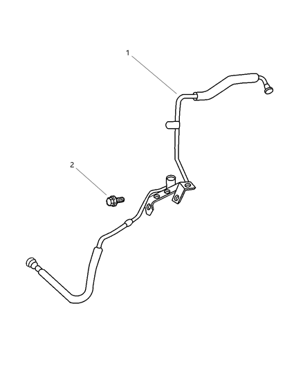 2004 Jeep Grand Cherokee Fuel Lines, Front Diagram 2 - Thumbnail