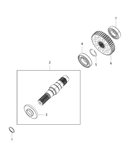 2019 Ram 1500 New Style Output Shaft Diagram 2 - Thumbnail