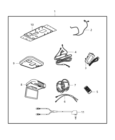2012 Ram C/V Media System Diagram
