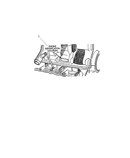 2006 Dodge Caravan I.D. Location Diagram 1 - Thumbnail