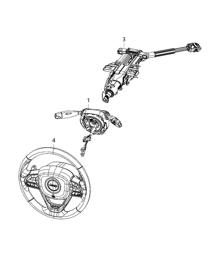 2020 Jeep Cherokee Sensors - Suspension & Steering Diagram 3 - Thumbnail