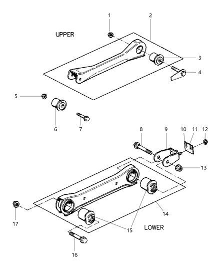 2001 Jeep Cherokee Shim Control Arm Diagram for 52000234