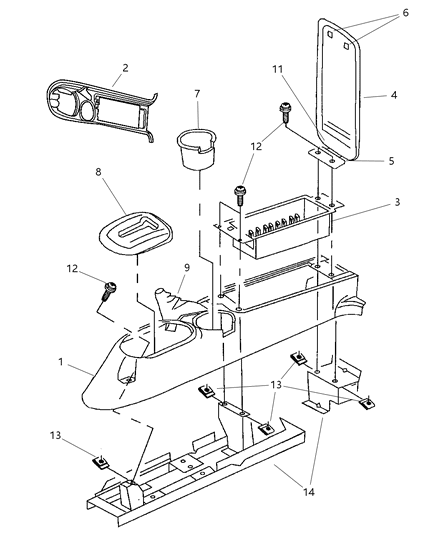 2002 Chrysler Prowler Shift Indicator Diagram for TM481X7AA