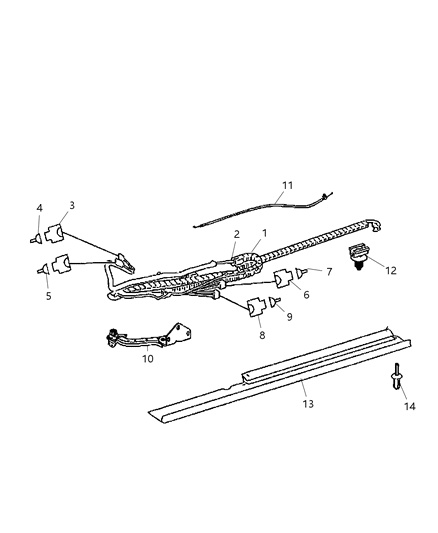 2007 Dodge Sprinter 2500 Door Drive Mechanism Diagram