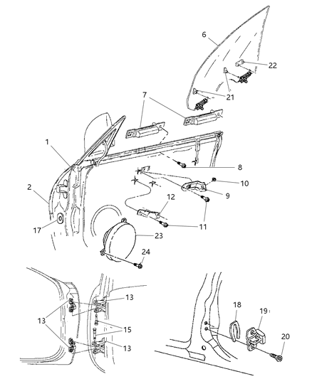 1997 Dodge Neon Screw Tap Hexagon Flange Head .190-16X1.0 Blocker Diagram for 154619