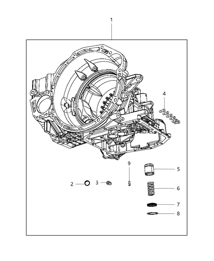 2019 Dodge Journey Case & Related Parts Diagram 1 - Thumbnail