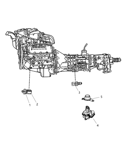 2009 Dodge Ram 3500 Pickup Switches Powertrain Diagram