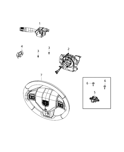 2020 Dodge Grand Caravan Sensors - Suspension & Steering Diagram