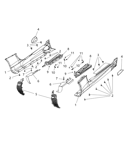2013 Dodge Viper Shield Heat Diagram for 5029318AC