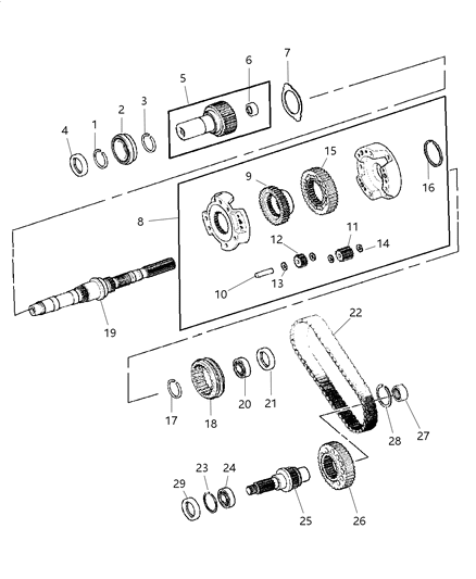 2009 Dodge Durango Gear Train Diagram 2 - Thumbnail
