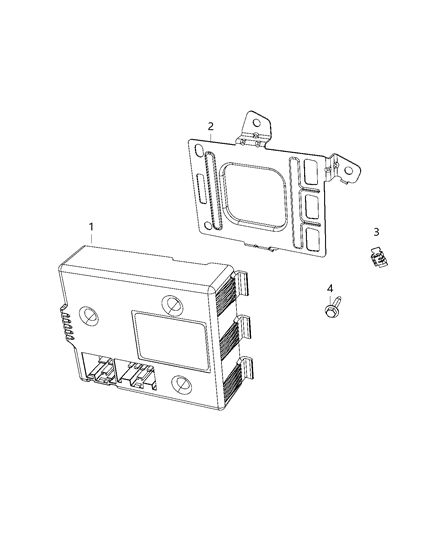 2020 Ram 1500 New Style Modules, Body Diagram 5 - Thumbnail