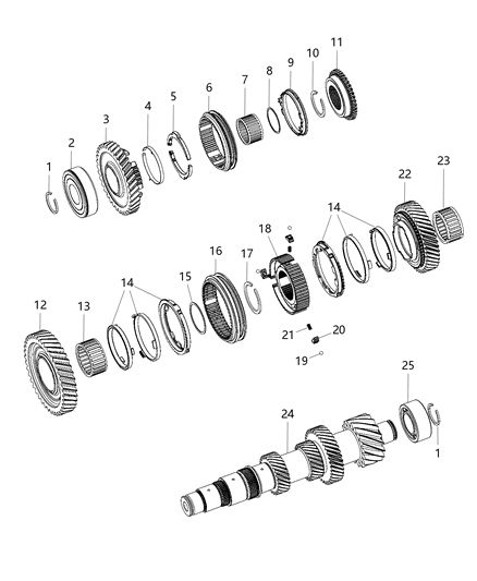 2021 Jeep Wrangler Gear Train Diagram 5 - Thumbnail
