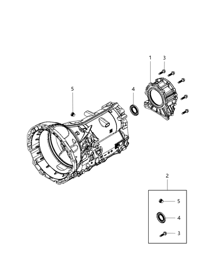 2013 Chrysler 300 Case & Adapter & Attaching Parts Diagram 3 - Thumbnail