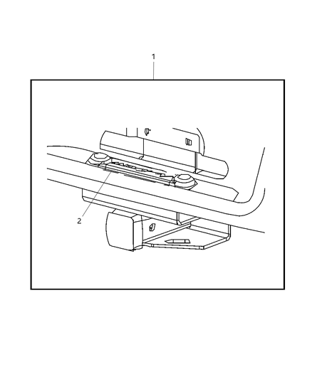 2007 Dodge Ram 3500 Pickup Receiver Kit - Trailer Tow Diagram