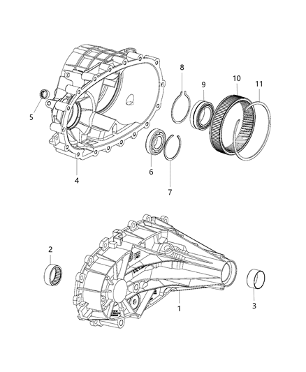 2009 Dodge Ram 1500 Case & Related Parts Diagram 3 - Thumbnail