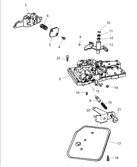 1997 Jeep Wrangler Valve Body Diagram 1 - Thumbnail