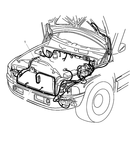 2007 Dodge Ram 3500 Cab Chassis Wiring - Headlamp To Dash Diagram