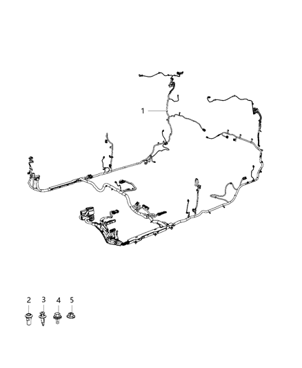 2020 Ram 3500 Cab Chassis Wiring - Body Diagram