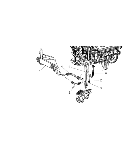 2011 Ram 2500 Power Steering Hose Diagram 2 - Thumbnail