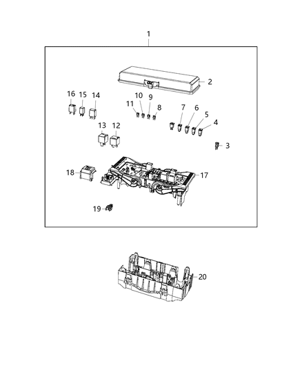 2020 Dodge Journey Center, Power Distribution Diagram 2 - Thumbnail