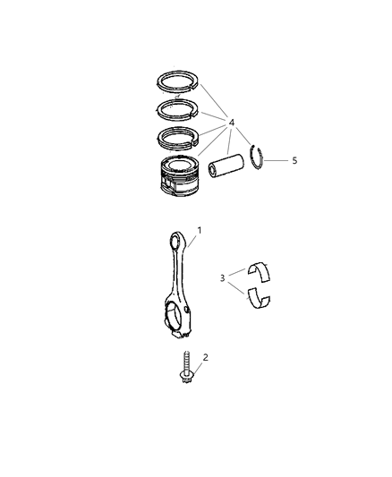 2007 Dodge Sprinter 2500 Piston & Connecting Rod Diagram 2 - Thumbnail