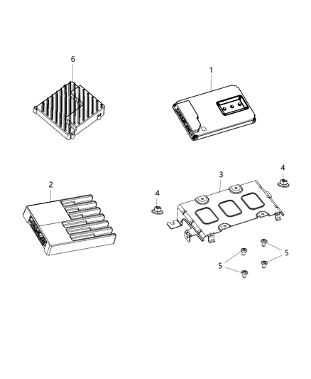 2020 Ram 1500 New Style Speakers, Amplifier And Sub Woofer Diagram 4 - Thumbnail