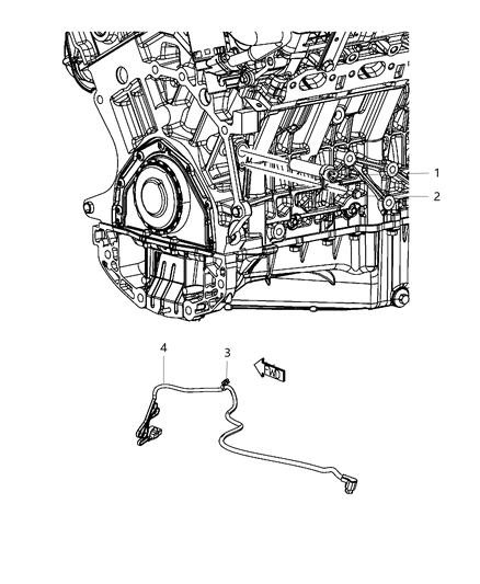 2010 Chrysler Sebring Engine Cylinder Block Heater Diagram 4 - Thumbnail