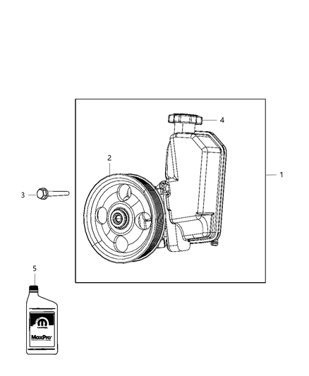 2012 Jeep Liberty Power Steering Pump Diagram 2 - Thumbnail