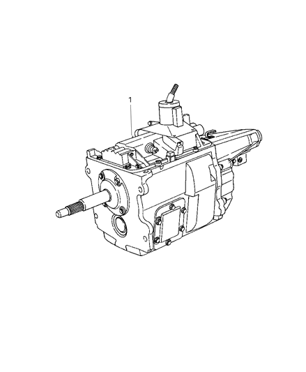 2000 Dodge Ram 2500 Regular Cab Transmission Diagram 1 - Thumbnail